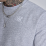 SikSilk - Grey Marl Essentials Sweater